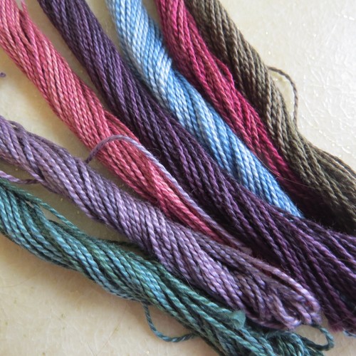 Weeks Dye Works Floss Collection Lot of 7 Cotton Hand Dyed #5 10 yrds each - Picture 2 of 3