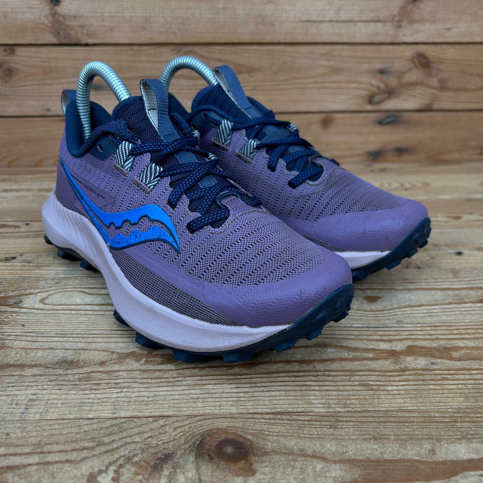 Saucony Trainers Womens Size UK 4 Peregrine 13 Purple Haze Trail Running Shoes - Image 3 of 4