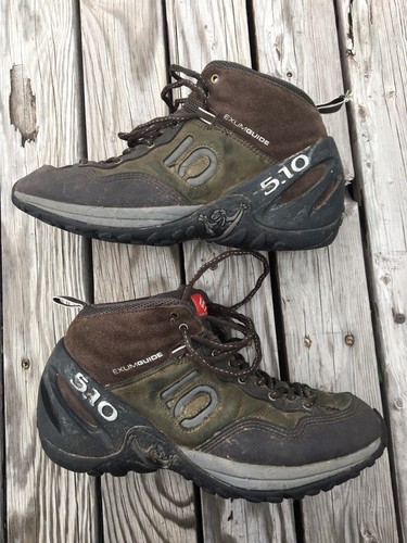 5.10 Five Ten Exum Guide Hiking Shoes Boots High Top Size 10 Men’s (Have Wear) - Picture 17 of 18