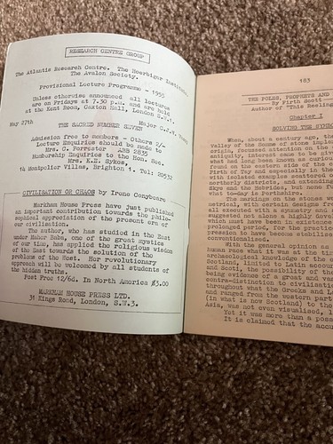 LOT OF ATLANTIS A JOURNAL OF RESEARCH 1955 & 1956 SUPER RARE EGERTON SYKES !! - Picture 5 of 6