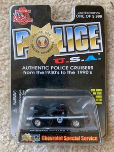 Racing-Champions-Police-USA-1996-Chevrolet-Special-Services-Camaro-92-NIP