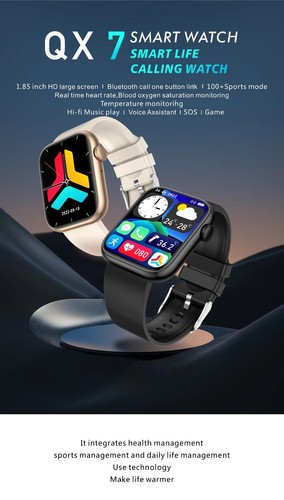 Smart Watch Men Women Bluetooth Sport Heart Rate Fitness Tracker For IOS Android - Picture 3 of 18