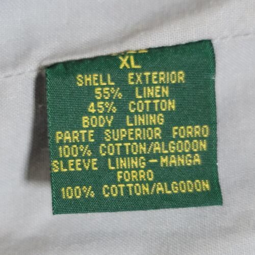 Vtg Apricorn Jacket Coat Linen Blend Field Chore Utility Carpenter Mens Size XL - Picture 13 of 16