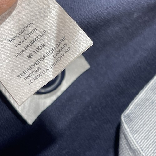 J Crew Pants Mens 36x32 (38X30) Blue Broken In Relaxed Fit Cotton Khaki Chino N2 - Picture 5 of 6