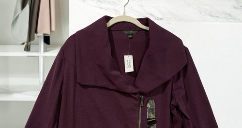Banana Republic Sweatshirt Jacket Women’s Small Full Zip Pockets Casual Travel - Picture 5 of 19