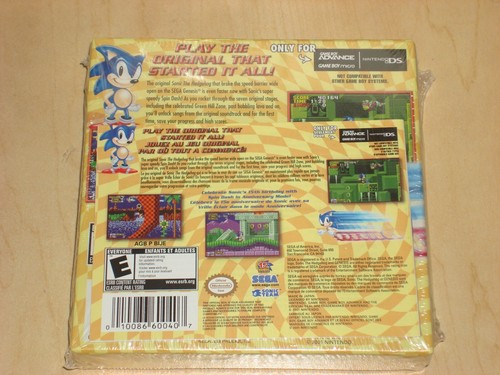 Nintendo Game Boy Advance GBA - SONIC THE HEDGEHOG: Genesis - New, Sealed - Imagen 2 de 2