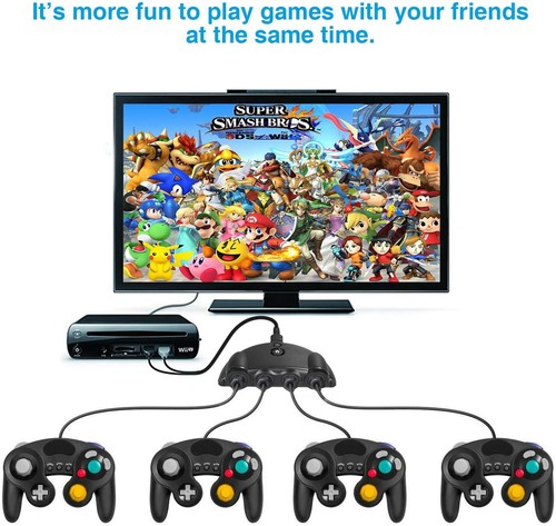 GC Controller Adapter, Super Mash Bro GC Adapter w/Turbo Button for Switch Zacro - Picture 2 of 8