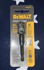 DeWalt DW2547IR  1/4" Shank Impact To 1/2” Drive Socket Adapter