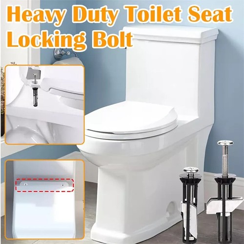 Emboldlie Heavy-Duty Stainless Steel Toilet Seat Fastener Bolt Kit - 2 Pieces - Picture 8 of 21