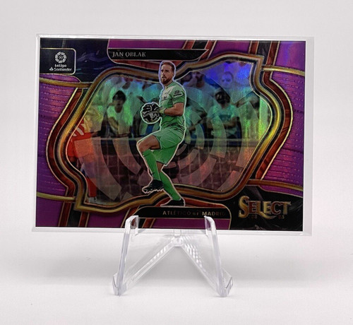 Jan Oblak [Purple] #207 2022 Panini Select La Liga card