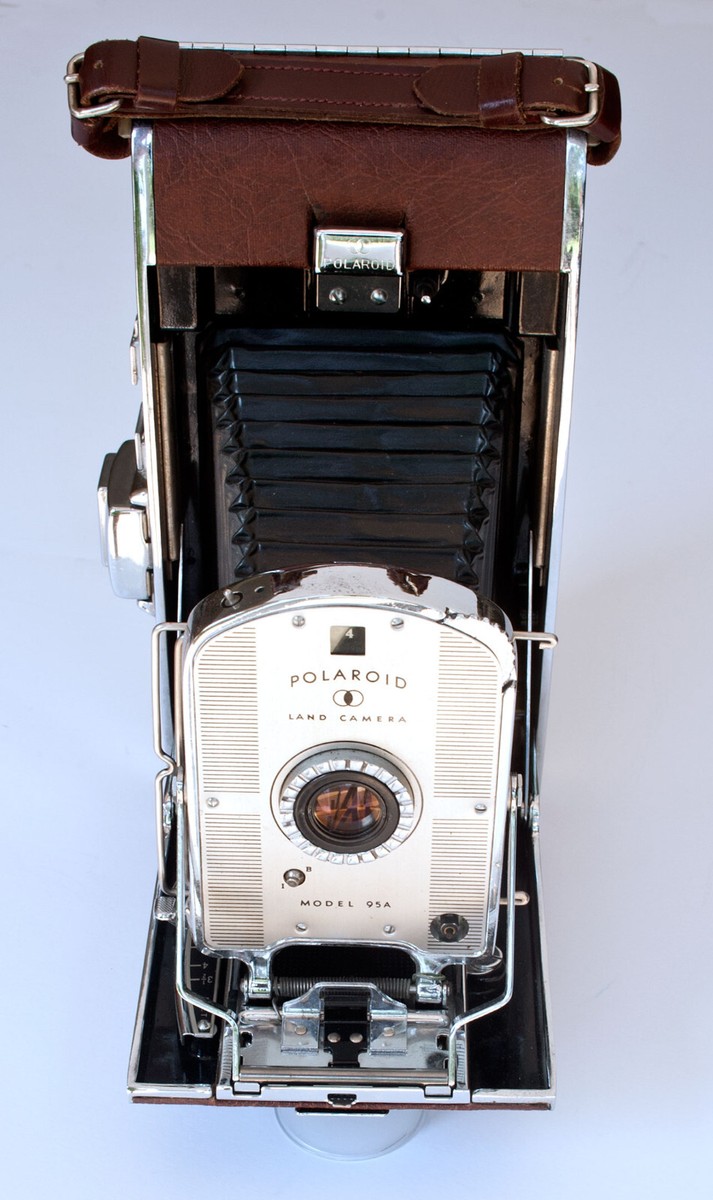Polaroid Land Camera Model 95A w/ Flash Attachment / Model