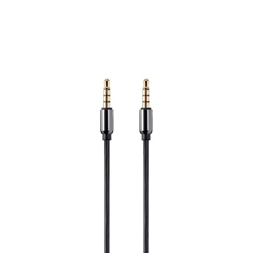 1 3 6 10 15 FT AUX 3.5mm 1/8" TRRS Stereo Audio & Microphone Cable Gold Plugs - Picture 3 of 10