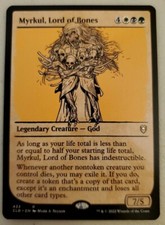 1x Myrkul, Lord of Bones Showcase CLB Battle for Baldur's Gate MTG NM