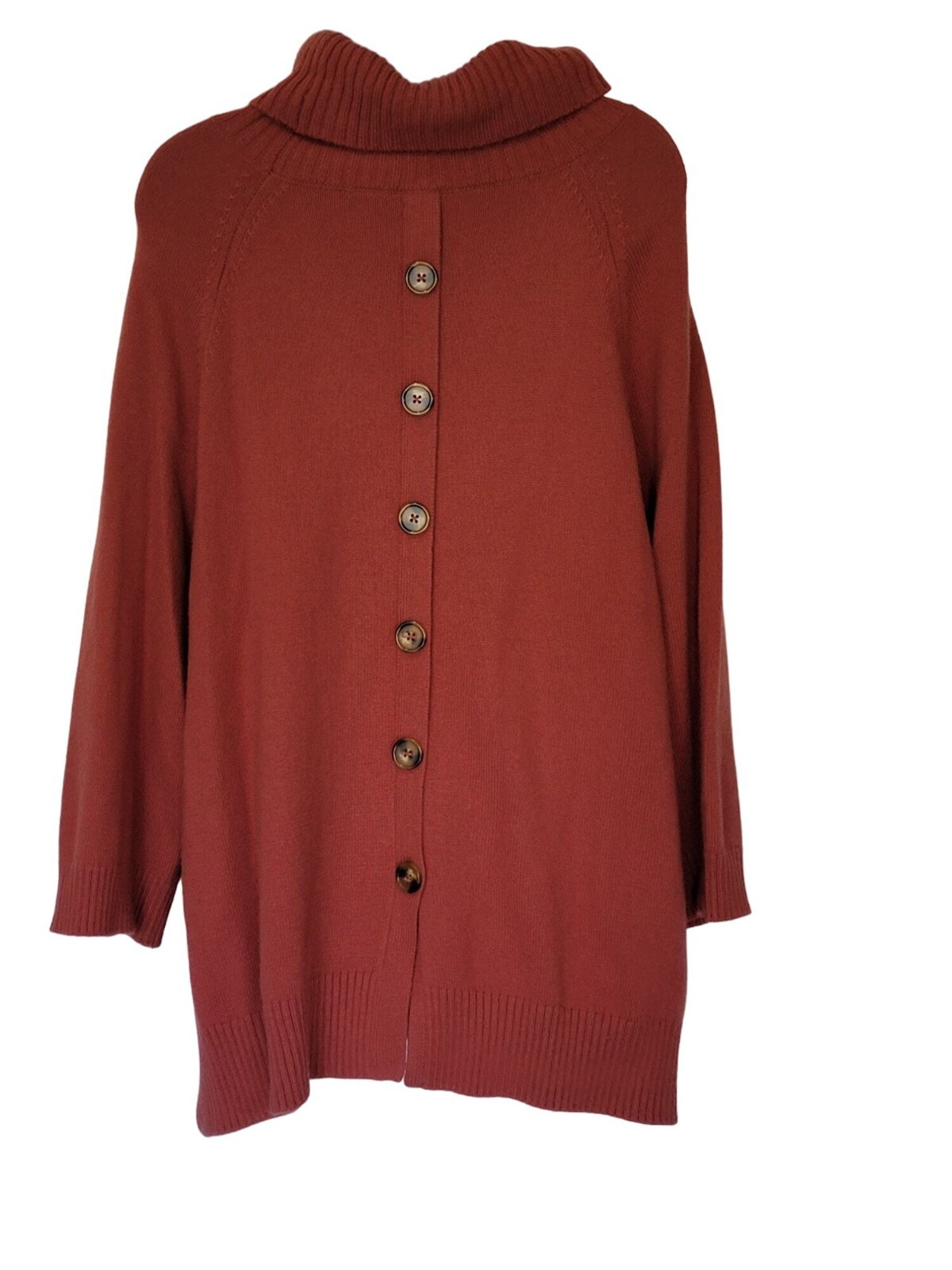 Soft Surroundings Oversized Button-Back Sweater L… - image 3