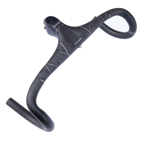 MANUBRIO IN FIBRA DI CARBONIO LEGGERO PER BICI DA CORSA | eBay