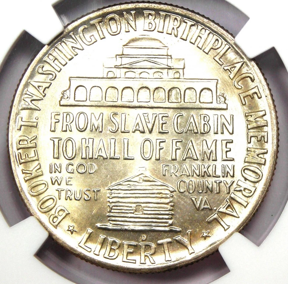 1951-D BTW Booker T Washington Half Dollar 50C - NGC MS67+ Plus - $4,250 Value - Image 4 of 4