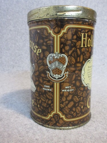 Dated 1926 HOLLAND HOUSE 1 Pound COFFEE TiN CaN HIGH GRADE CaN SCREW ON LID - Picture 2 of 7