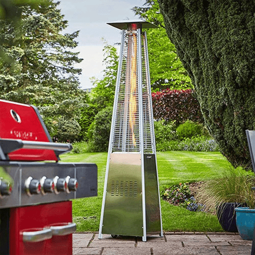 Pyramid Outdoor Patio Heater 13KW Adjustable Power Waterproof Windproof Protect - Picture 2 of 14