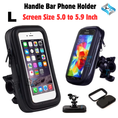 360° Bicycle Motor Bike Waterproof Phone Case Mount Holder For Mobile Phones UK - Picture 18 of 27