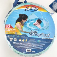 SwimWays Baby Spring Float 9-24 Months Swim Step 1 First Splash New BLUE