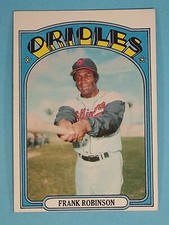 1972 Topps Frank Robinson Baltimore Orioles #100 EX OC ⚾