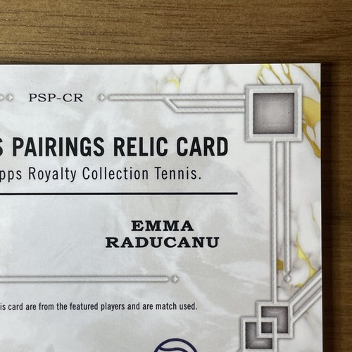 2024 Topps Royalty Tennis - Prodigious Pairings - Gauff/Raducano - Gold - #08/10 - Bild 8 von 10