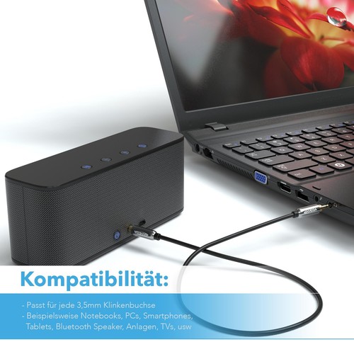 Audiokabel Aux Kabel Verlängerung 3,5mm Klinke Cinch RCA Stereo Audio Subwoofer - Bild 4 von 41