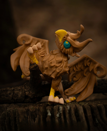Articulated Griffin, Flexi Toy, 3D Printed - Picture 5 of 101