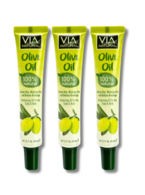 Via Natural Moisturizing Olive Oil 1.5oz - 3 Tubes (Free shipping)