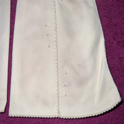 Vintage Lady Gay Double Woven Nylon Glove Sz 7 Styled By Osborn 16” Long Formal - Picture 3 of 6