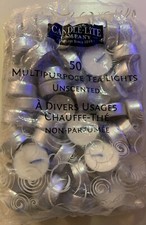 Candle-lite 50 Count Unscented Tea Light Candle G