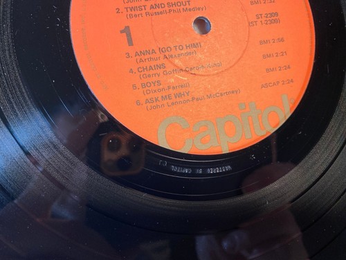 The Beatles The Early Beatles Vinyl LP Record ST 2309 Capitol Orange Label - Picture 13 of 14