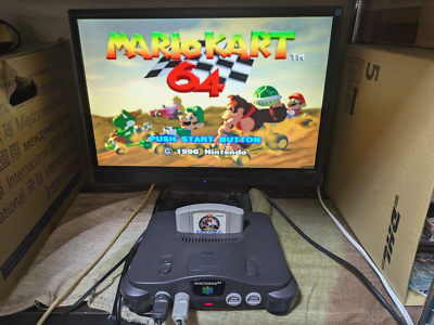Nintendo 64 Region Free Console 2Controller Mario Kart N64