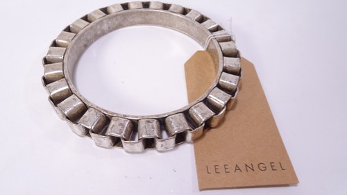 Pulsera Lee Angel Neiman Marcus para mujer Piper oxidada plata caja eslabones nueva con etiquetas 200 - Imagen 13 de 18