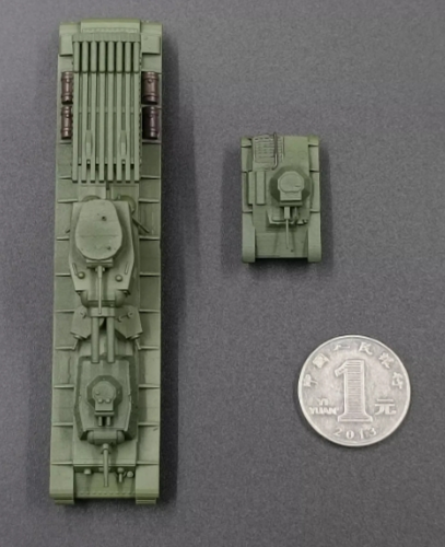 Kit de impresión 3D modelo tanque Land Cruiser Stalin Orchestra Stalin Super Tank 1/144KV-6### - Imagen 4 de 5