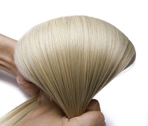 Clip de cabeza completa 24"120gr 3/4 en extensiones de cabello 5 clips postizos adjuntos #613 - Imagen 3 de 6