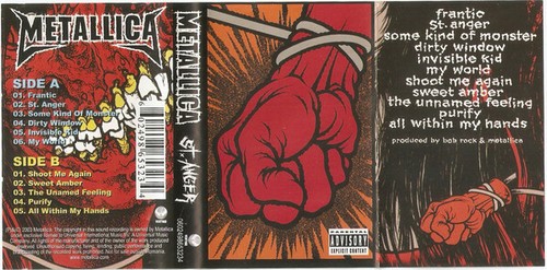 Metallica – St. Anger, Original Cassette, Romanian Version, Sealed - Picture 5 of 6