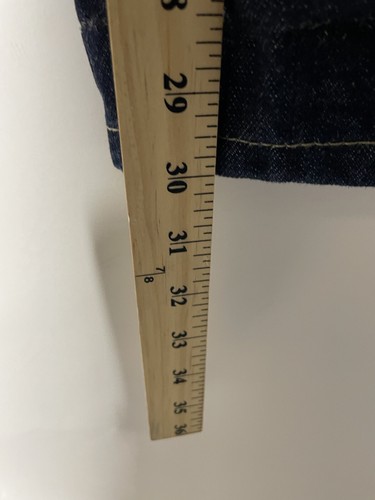 Y2K Sean John Jeans Patchwork Taglia 38 Blu Baggy Skater Anni 2000 Grunge NO BOTTONE - Foto 11 di 11