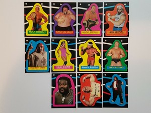 WWF-Pro-Wrestling-Stars-Stickers-1985-TOPPS-Singles-You-Pick-Choose