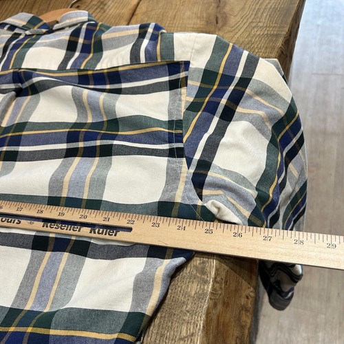 VINTAGE | Tommy Hilfiger Crest Plaid Button Down Shirt sz L - Picture 6 of 7