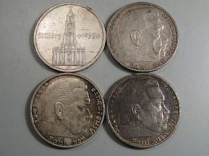 4-Silver-NAZI-Germany-5-Marks-1934-A-1936-E-1935-E-1935-A-31