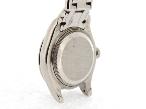 Ladies Rolex 18K White Gold Datejust Pearlmaster Watch White Roman Diamond 80319 - Picture 7 of 7