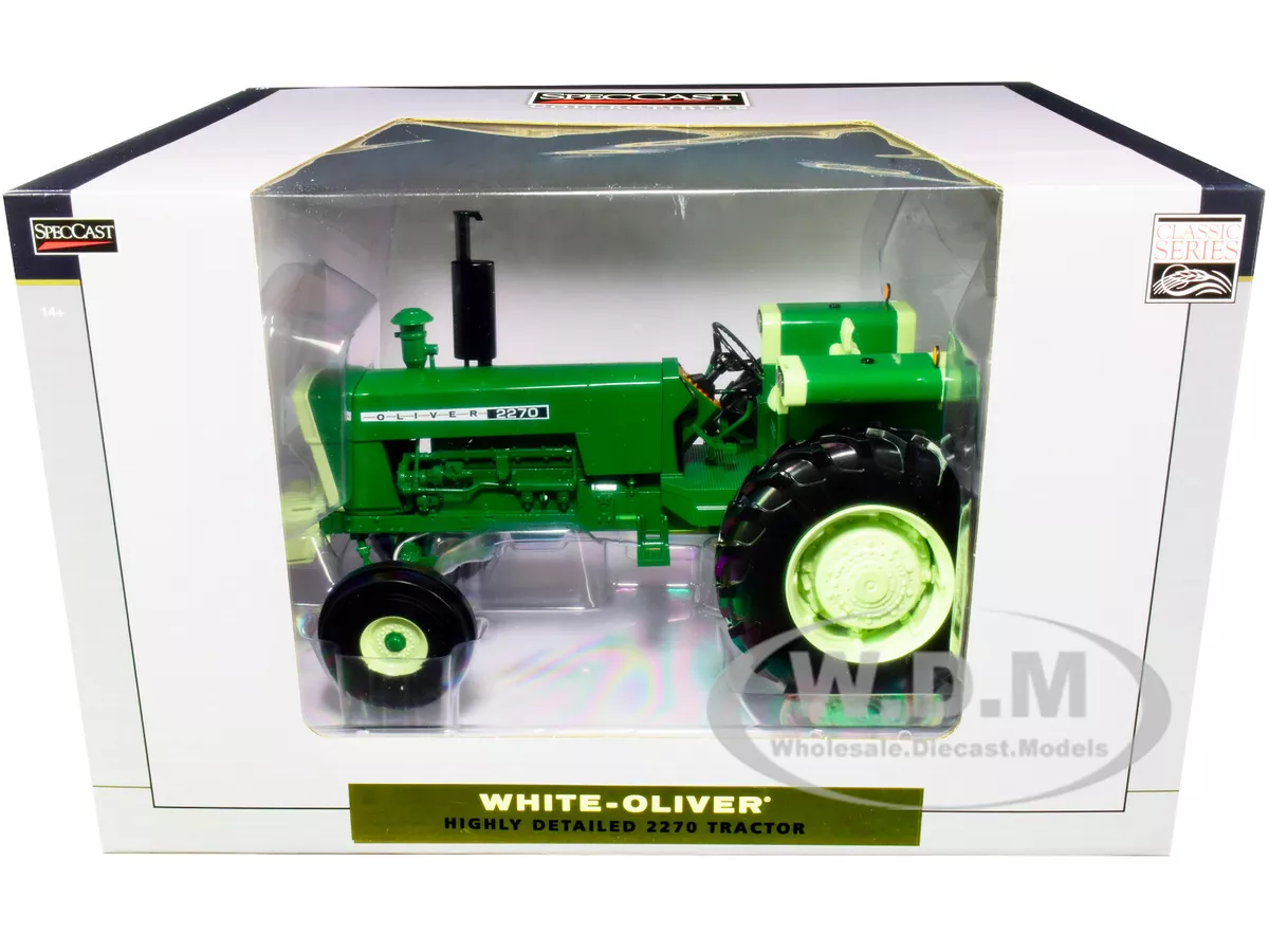 WHITE OLIVER 2270 TRACTOR GREEN 1 16 DIECAST MODEL BY SPECCAST