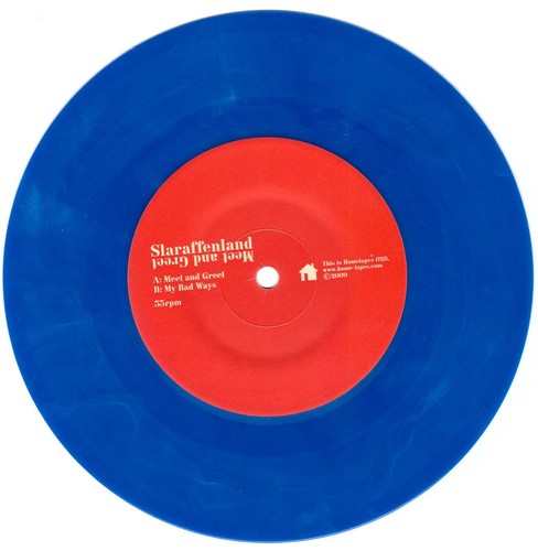 Slaraffenland - Meet And Greet - New 7in Blue Vinyl - Rare - (BRAND NEW) - Imagen 3 de 3