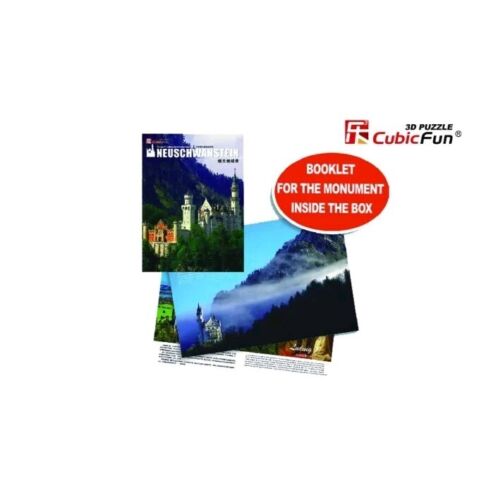 CubicFun 3D Puzzle Neuschwanstein Castle 98 Pieces NEW - Picture 5 of 5