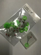 96 Fishing Columnar Rubber Float Bobber Stops Pitch Sinker M L size White