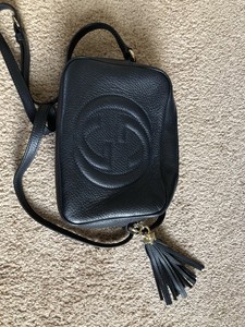 gucci soho disco bag navy