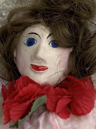 Sofa Doll Boudoir Puppe Shabby poupee de salon bambola epoque 1900-1930 - Picture 2 of 14