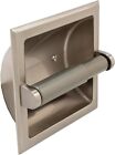 Recessed Toilet Paper Holder, Zinc Alloy, Satin Nickel - Stone Harbor 4500-15