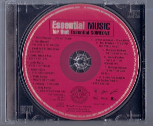 Essential Music for that Essential Someone (CD, 2007, Legacy,PROMO COPY) - Picture 3 of 3